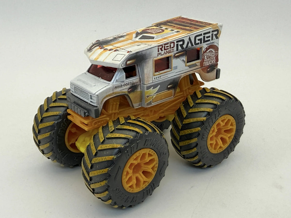 MONSTER TRUCKS RED PLANET RAGER, Hot Wheels 2023, Biały, 1:45, Resoraki – zdjęcie 9