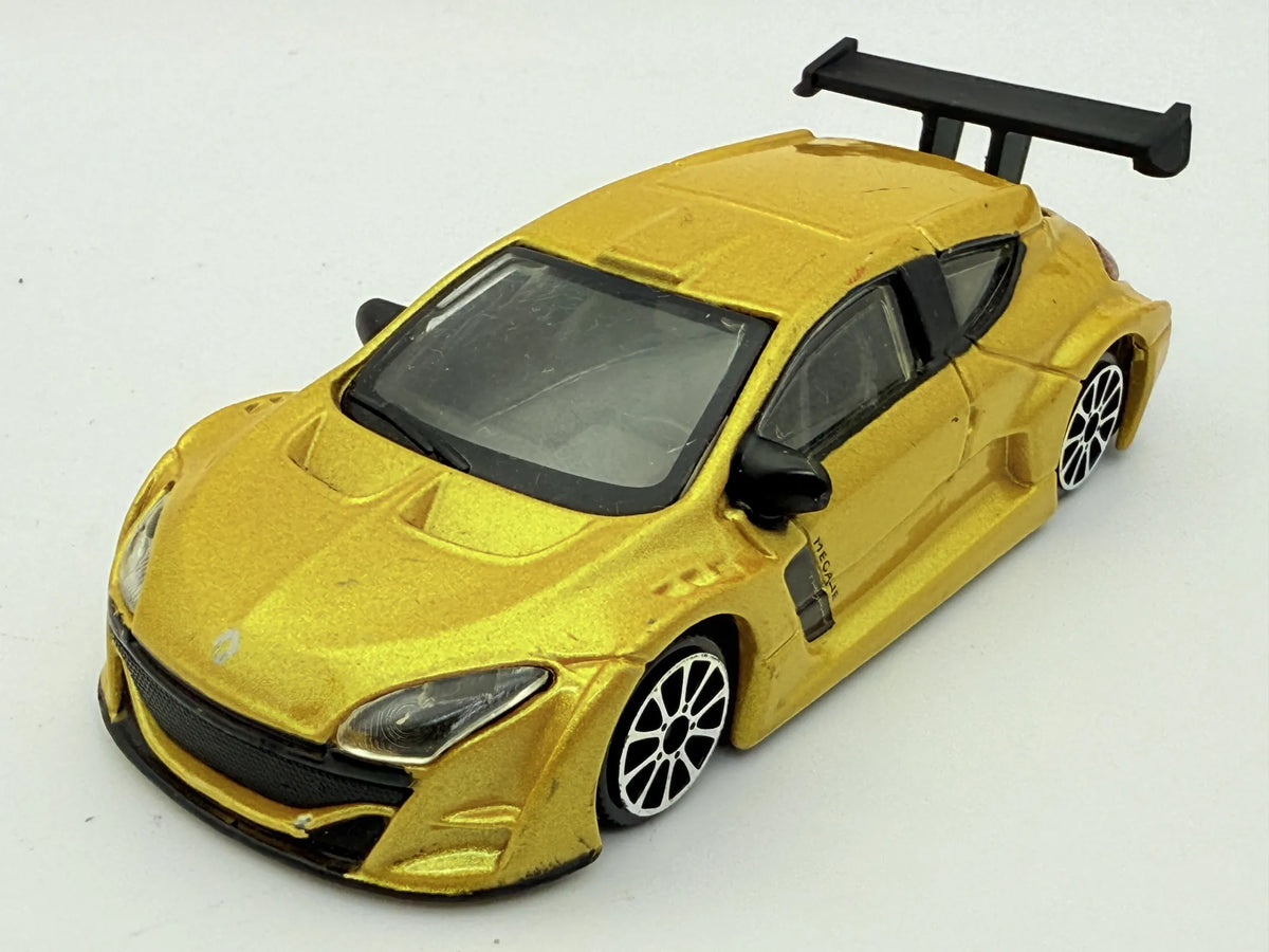 RENAULT MEGANE, Bburago, Resoraki, Die cast, Złoty 1:43 – zdjęcie 10