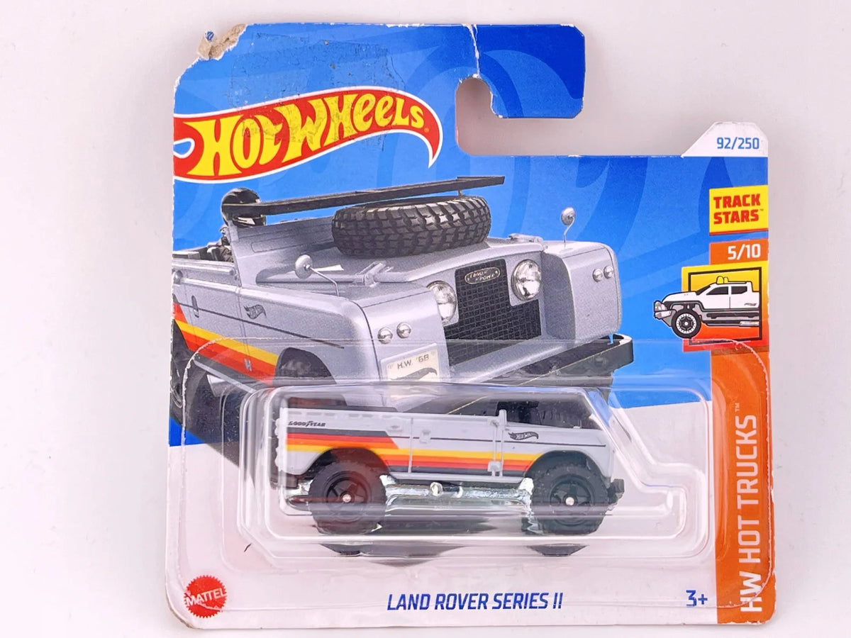 LAND ROVER SERIES II Hot Wheels 2024 Srebrny 1:64 – zdjęcie 3
