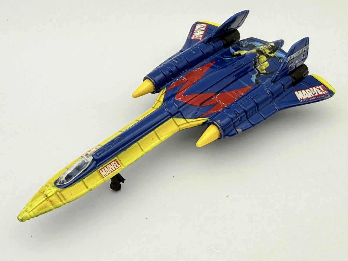 X-Jet SR-71 BLACK BIRD, Marvel X-MEN 2002, Maisto, Die cast 1:144, Resoraki – zdjęcie 10