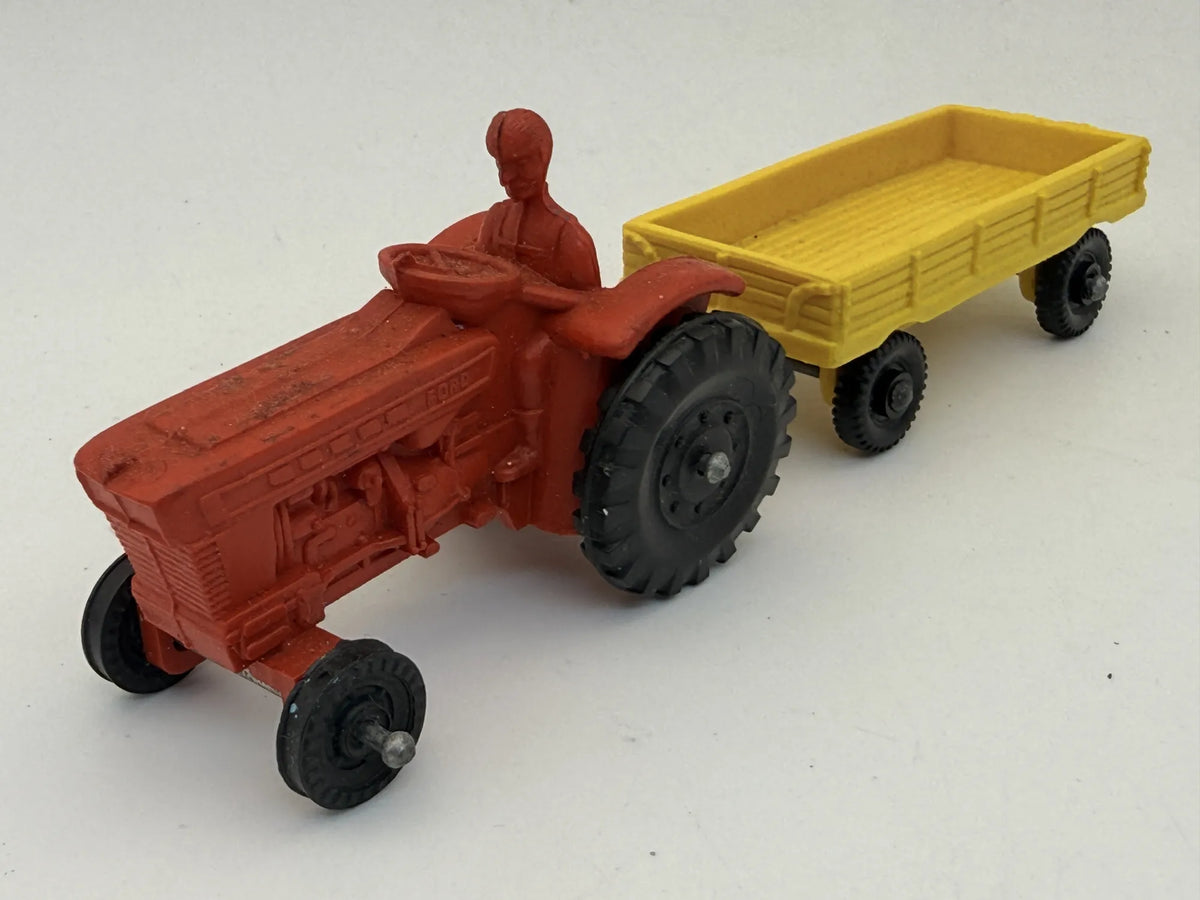 Traktor Ford 5000 Tractor Stavanger 1969 Czerwony 1:64 Made in Norway – zdjęcie 8
