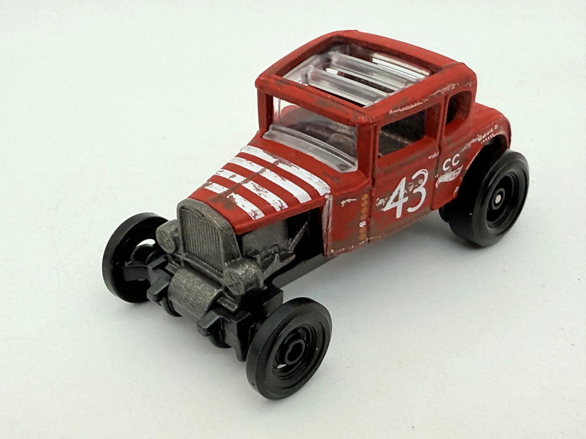 Ford Model A Custom '31, Hot Wheels 2025, die cast resoraki, bordowy, 1:64 – zdjęcie 8