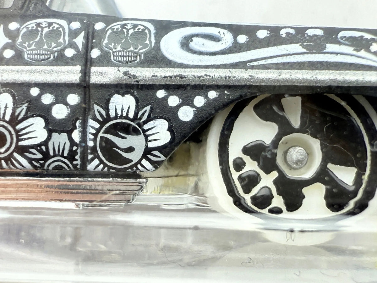 '58 IMPALA TREASURE HUNT, HW ART CARS, Hot Wheels TH 2022, Czarny, 1:64 – zdjęcie 4