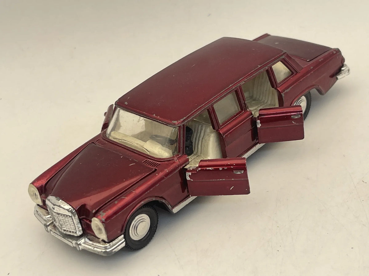 Mercedes-Benz 600 Dinky Toys '70 Bordowy 1:36 Made in England – zdjęcie 8