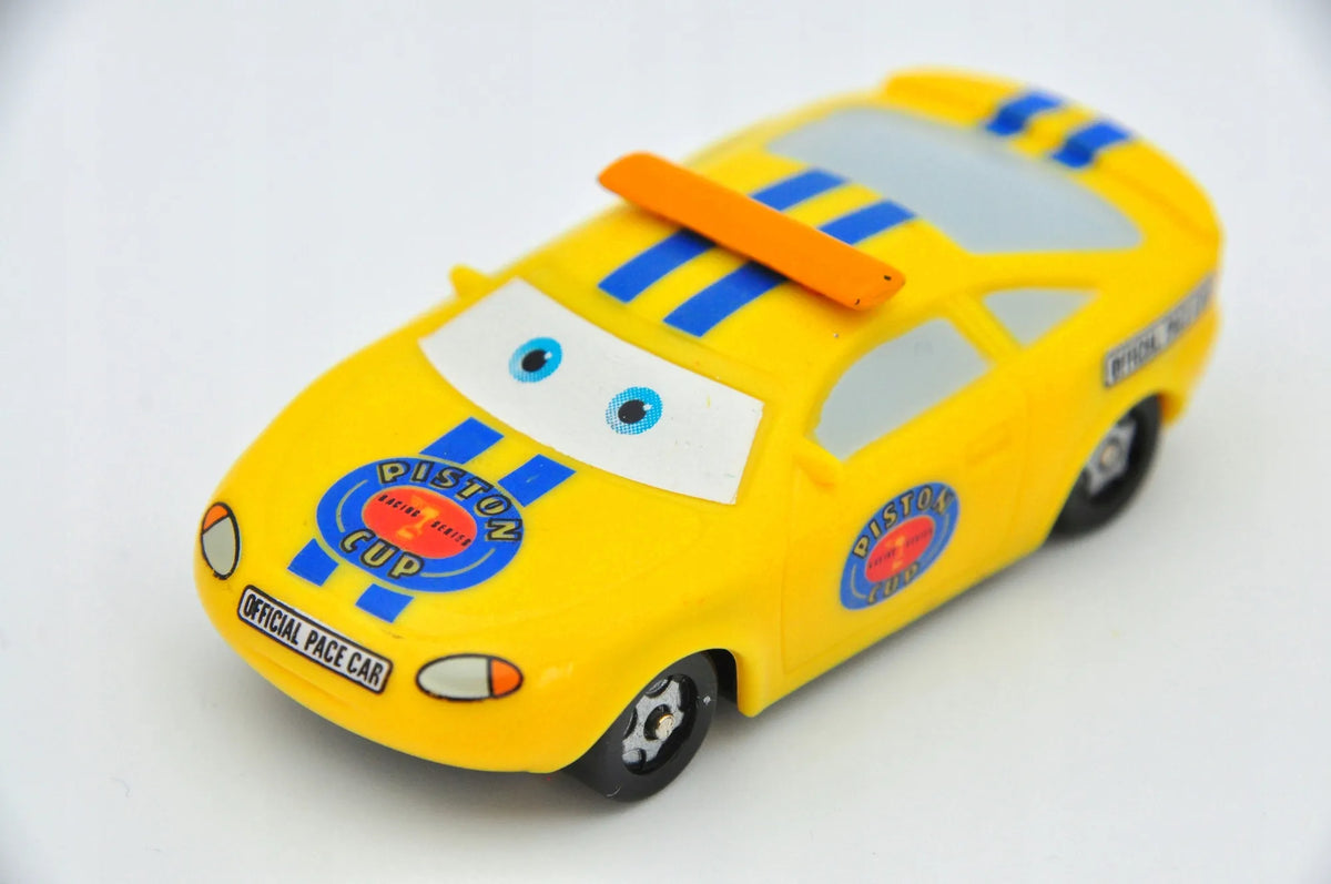 PISTON CUP OFFICIAL PACE CAR, Disney Pixar, Resoraki, Die cast, Żółty, 1:64 – zdjęcie 8