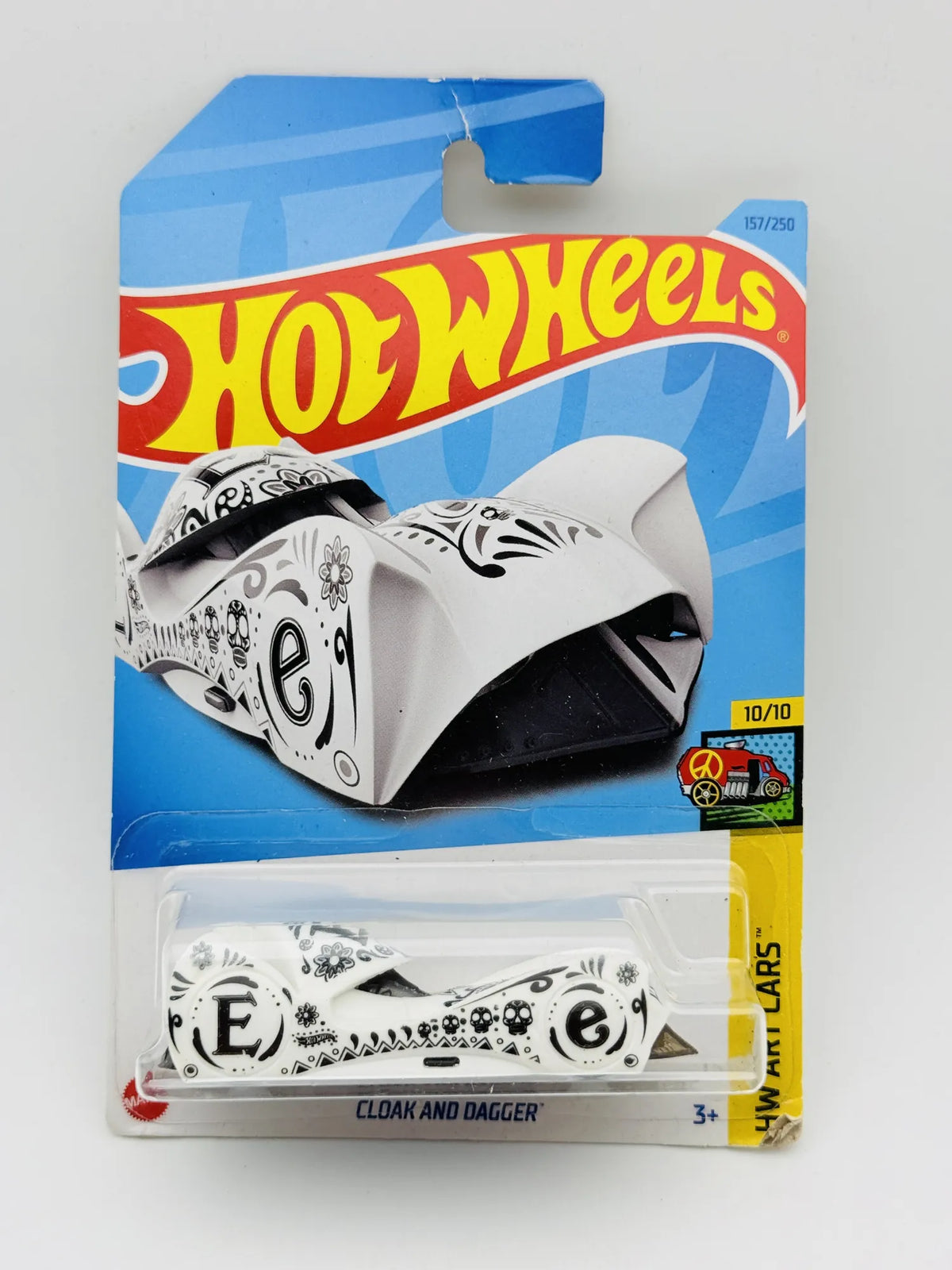 Cloak And Dagger Hot Wheels 2021 HW ART CARS 1:64 E Blister Biały – zdjęcie 9