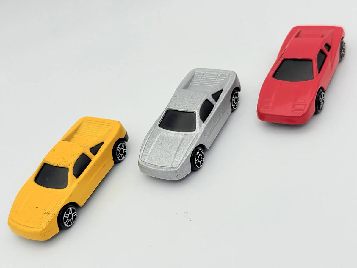 Zestaw 3 Ferrari, Resoraki, die cast, 1:64 – zdjęcie 8