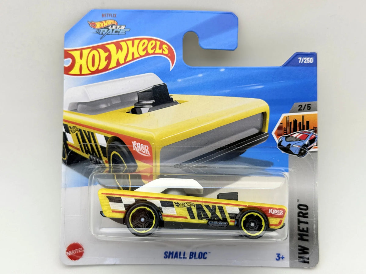 SMALL BLOC HW Metro Hot Wheels 2025 Żółty 1:64 – zdjęcie 9
