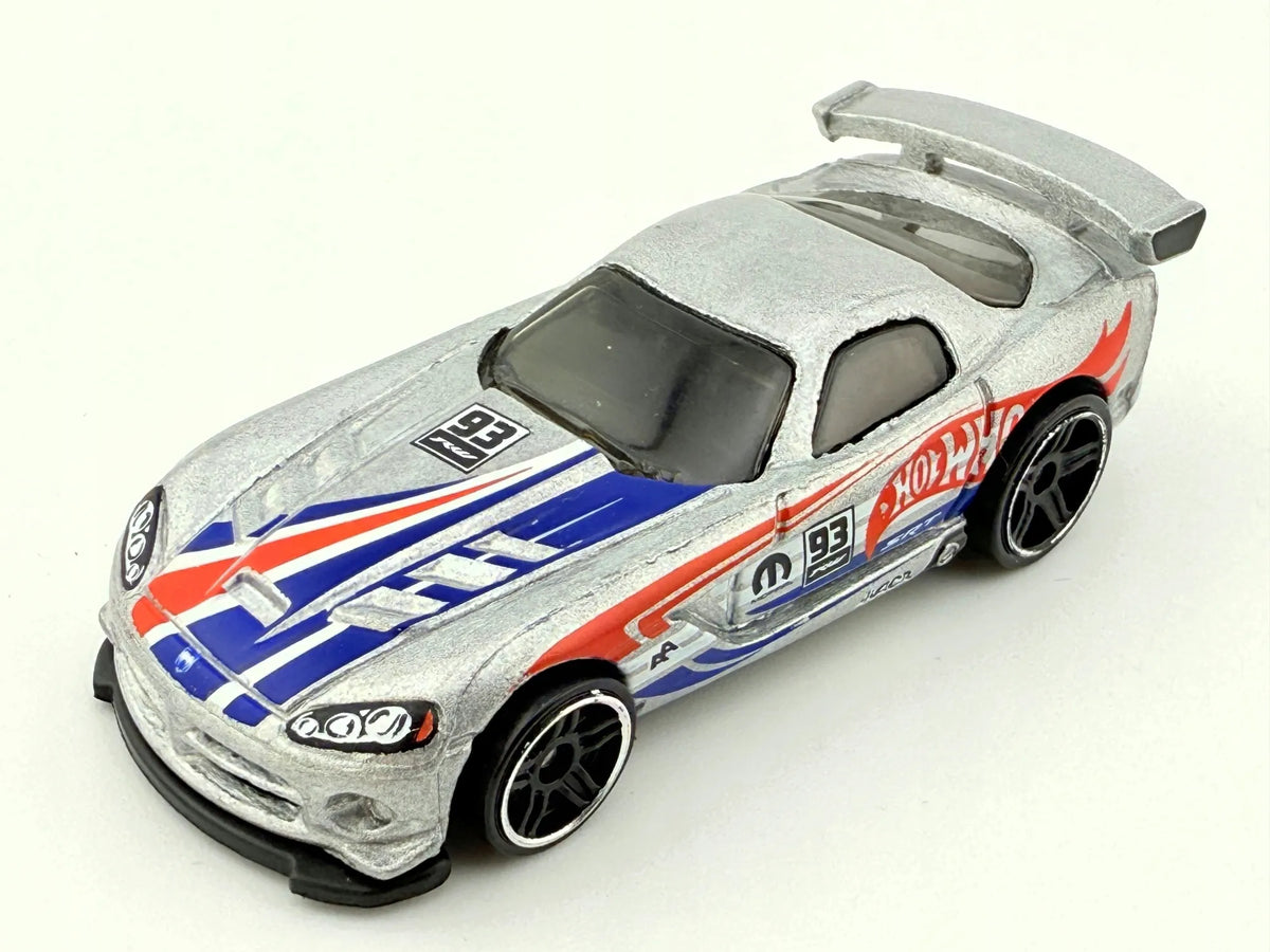 DODGE VIPER SRT10 ACR, Hot Wheels, Resoraki, Die cast R0939, Srebrny, 1:64 – zdjęcie 8
