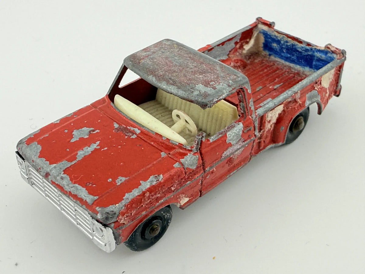 FORD PICK-UP, Matchbox, Made in England, Die cast NP6, Czerwony, 1:64 – zdjęcie 8