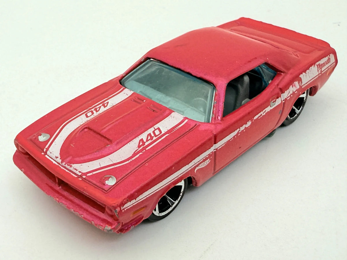 Plymouth Cuda AAR, Hot Wheels, die cast resoraki, 1:60 – zdjęcie 8