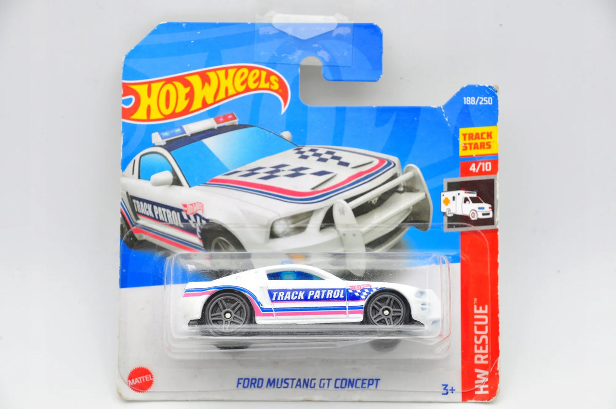 FORD MUSTANG GT CONCEPT Hot Wheels 2022 Biały 1:64 – zdjęcie 9