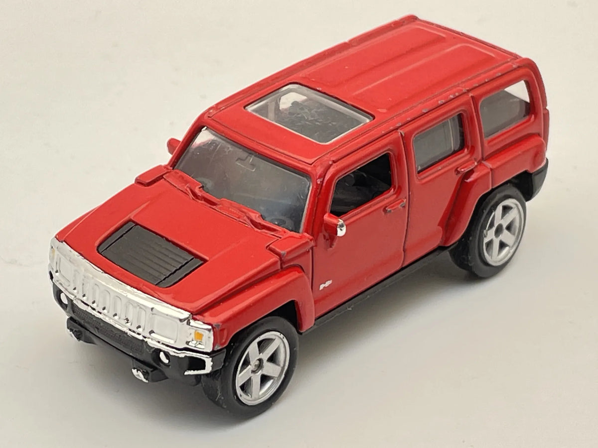 HUMMER H3, Welly, Resoraki, Die cast No.52284, Czerwony, 1:64 – zdjęcie 8