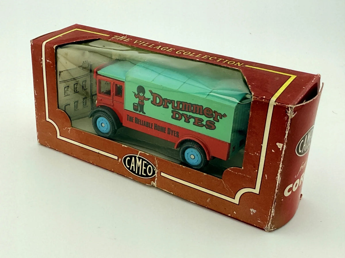 DRUMMER DYES VAN, Cameo, Made in Great Britain, Die cast, Czerwony, 1:43 – zdjęcie 5