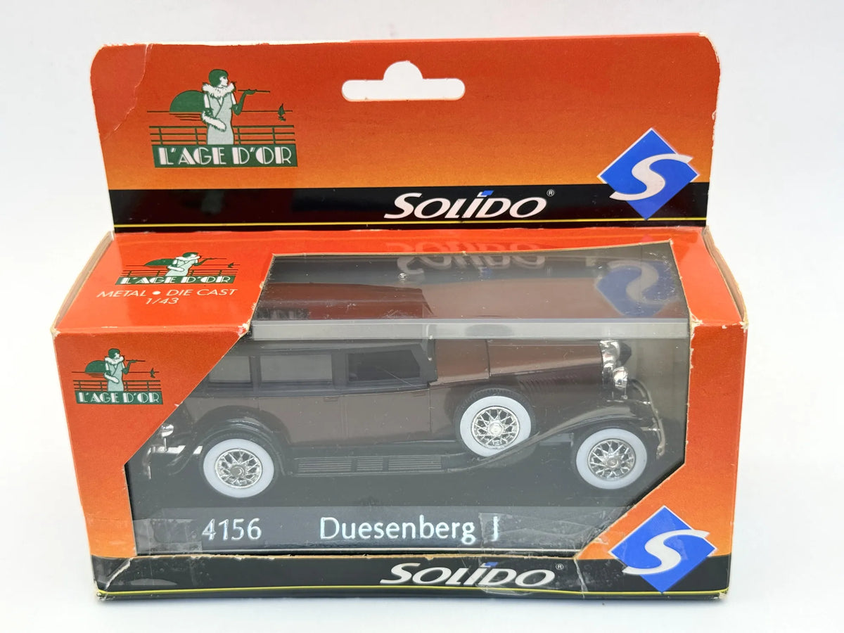 DUESENBERG J L'Age D'Or Solido Brązowy 1:43 Made in France – zdjęcie 7