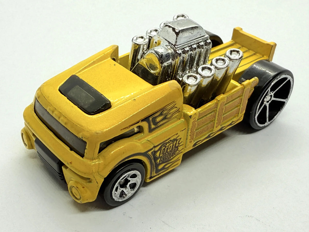 Crate Racer Hot Wheels 2015 Żółty 1:64 – zdjęcie 9