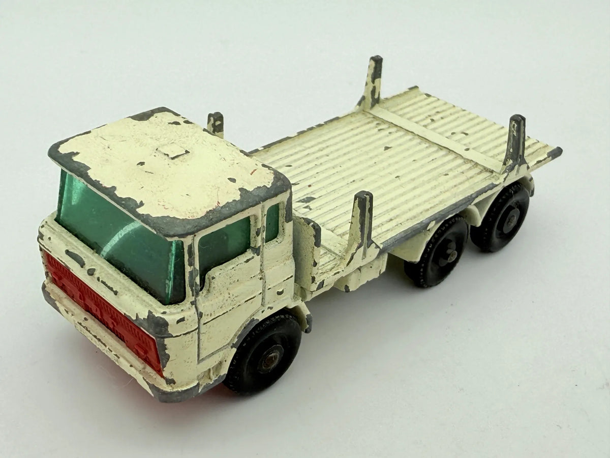 DAF Girder Truck, Matchbox, Made in England, Resoraki, Die cast, Biały 1:87 – zdjęcie 8