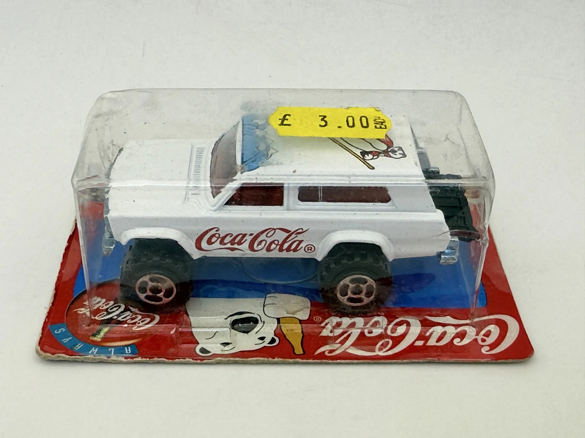 JEEP CHEROKEE Coca-Cola Majorette 1997 Biały 1:72 2xMetal – zdjęcie 7