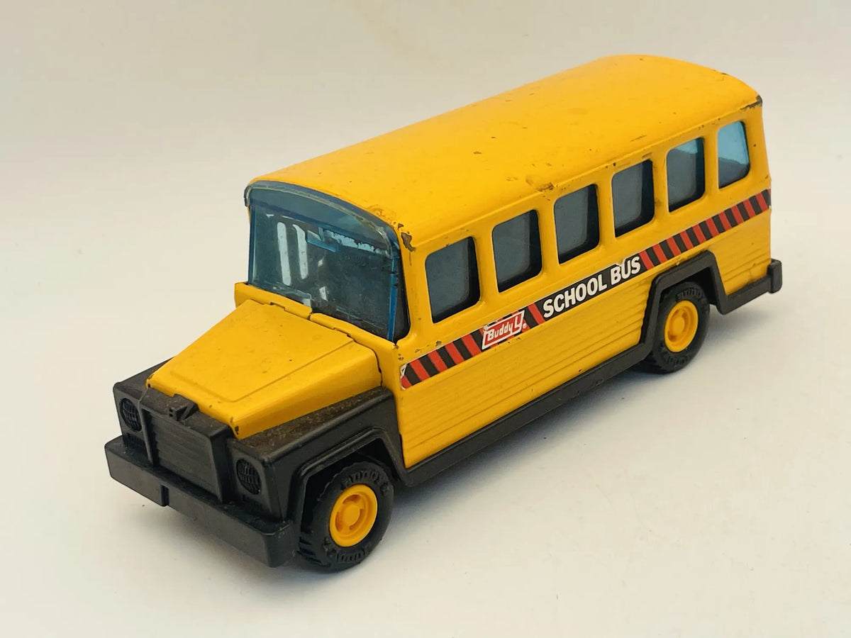 Autobus Vintage School Bus Buddy L '80 Żółty 1:43 Made in Japan Blaszak – zdjęcie 8