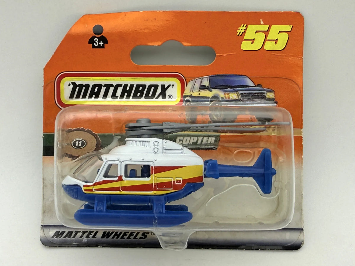 Helikopter RESCUE COPTER Matchbox 1998 Biały 1:86 – zdjęcie 9
