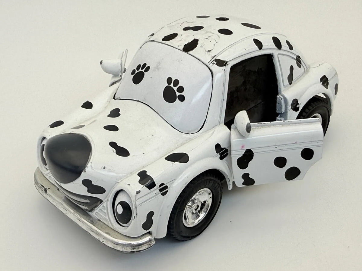 DALMATYŃCZYK, JAK BEETLE / GARBUS, Mica, Die cast, Łaciaty, 1:27, Resoraki – zdjęcie 8