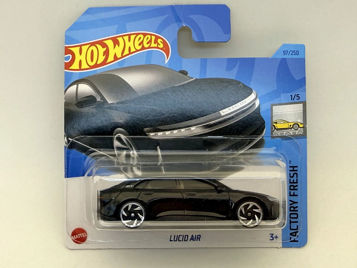 LUCID AIR Factory Fresh Hot Wheels 2023 Czarny 1:64 – zdjęcie 9
