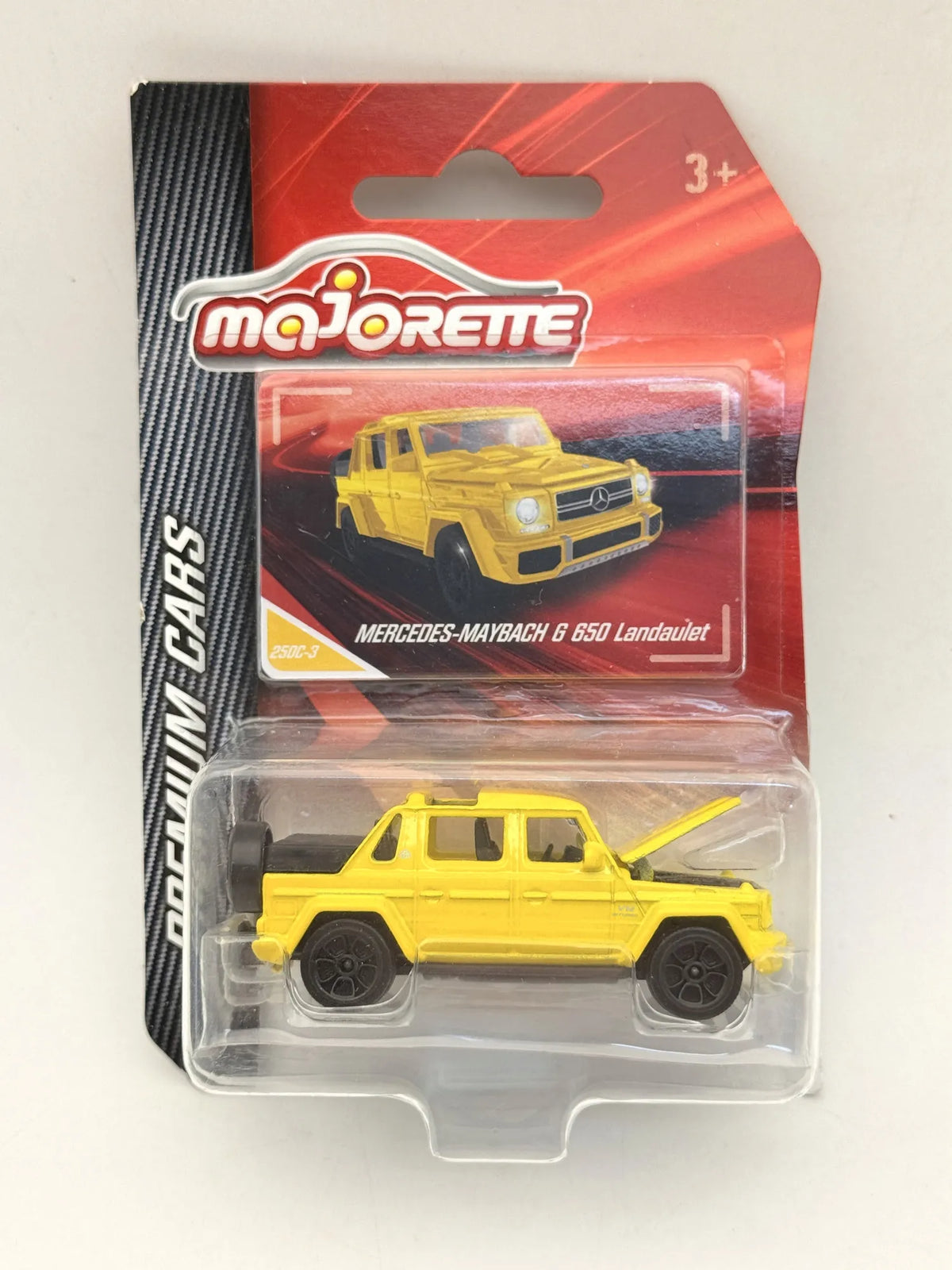 Mercedes-Maybach G 650 Landaulet Premium Majorette Żółty 1:64 – zdjęcie 9