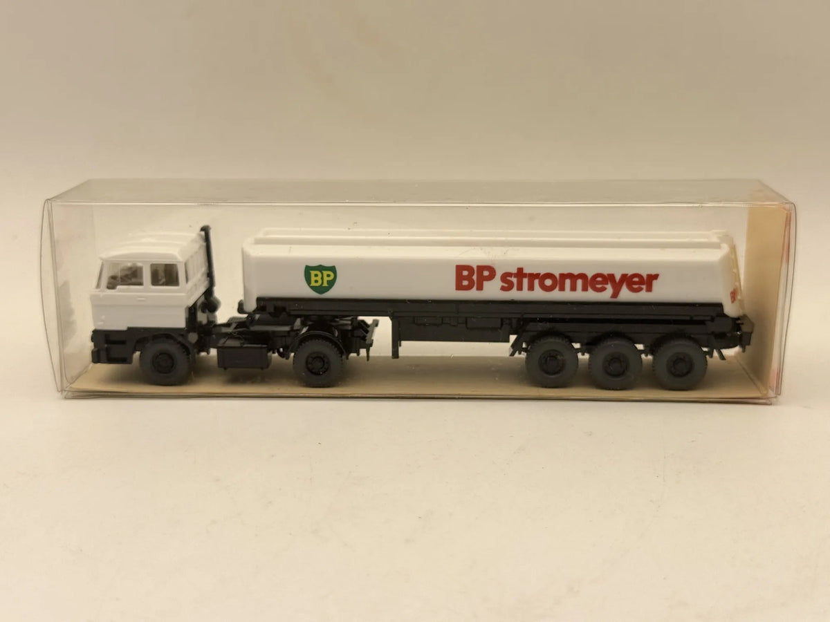 Bp-Tanksattelzug Wiking Biały 1:87 Made in Berlin West Germany – zdjęcie 7