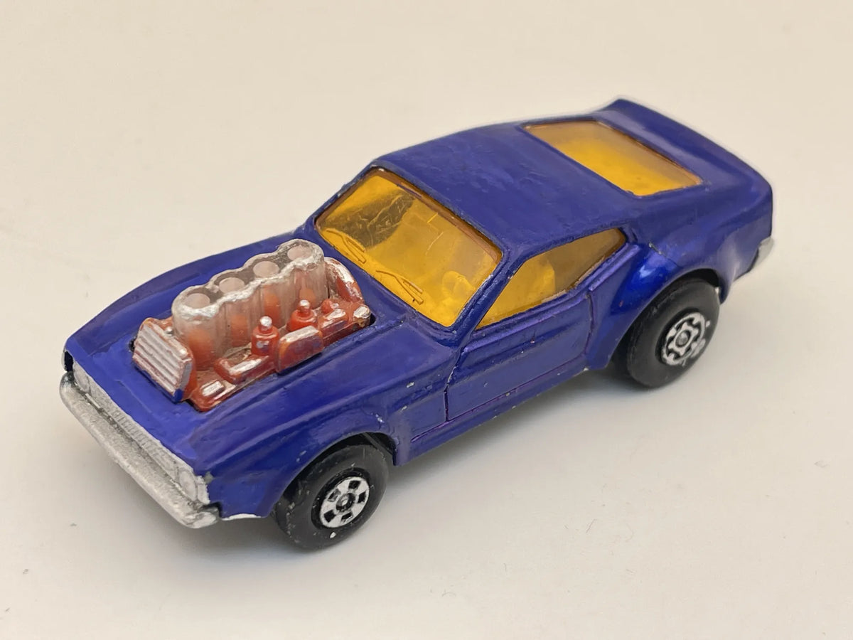 Mustang Piston Popper, Matchbox, Made in England, Resoraki, Die cast 1:64 – zdjęcie 8