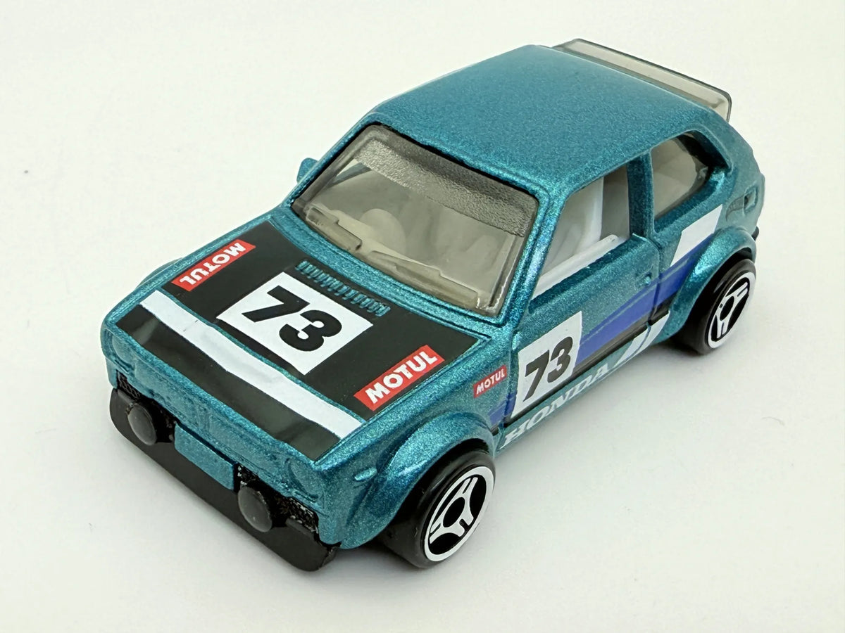 Honda Civic Custom Hot Wheels 2022 Niebieski 1:64 – zdjęcie 9