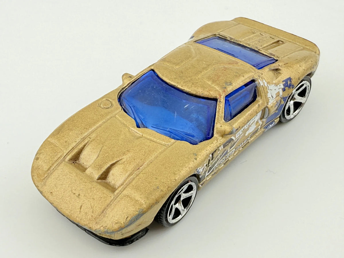 2005 FORD GT, Matchbox 2004, Die cast MB671, Złoty, 1:64, Resoraki – zdjęcie 8