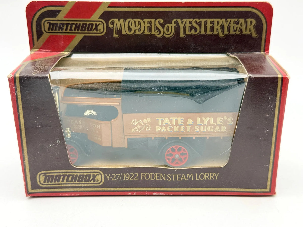 1922 FODEN STEAM LORRY Matchbox 1984 Miedziany 1:43 Made in England – zdjęcie 7