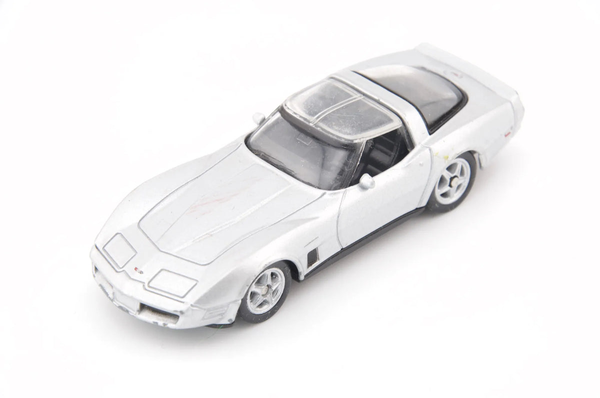 1982 Chevrolet Corvette Welly Srebrna 1:60 – zdjęcie 8
