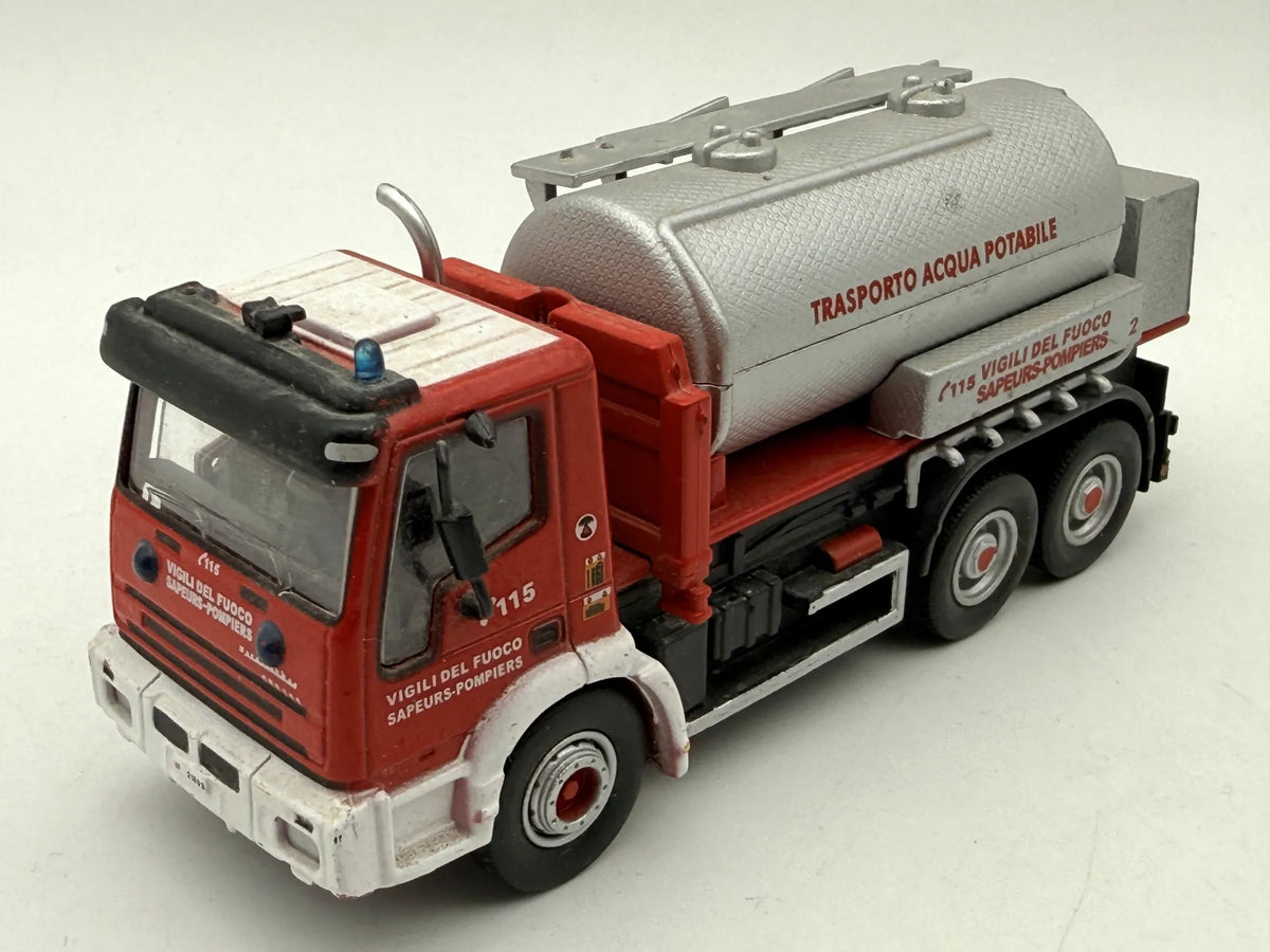 1993 IVECO 380E CAMION CITERNE, STRAŻ POŻARNA, AmerCom 2000, Die cast, 1:64 – zdjęcie 8