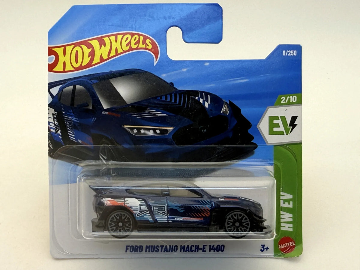 FORD MUSTANG MACH-E 1400 HW EV Hot Wheels 2025 Niebieski 1:64 – zdjęcie 9