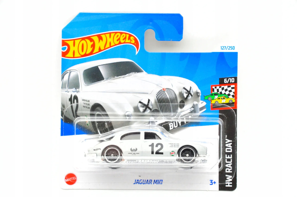 JAGUAR MK1 Hot Wheels 2024 Szary 1:64 – zdjęcie 9