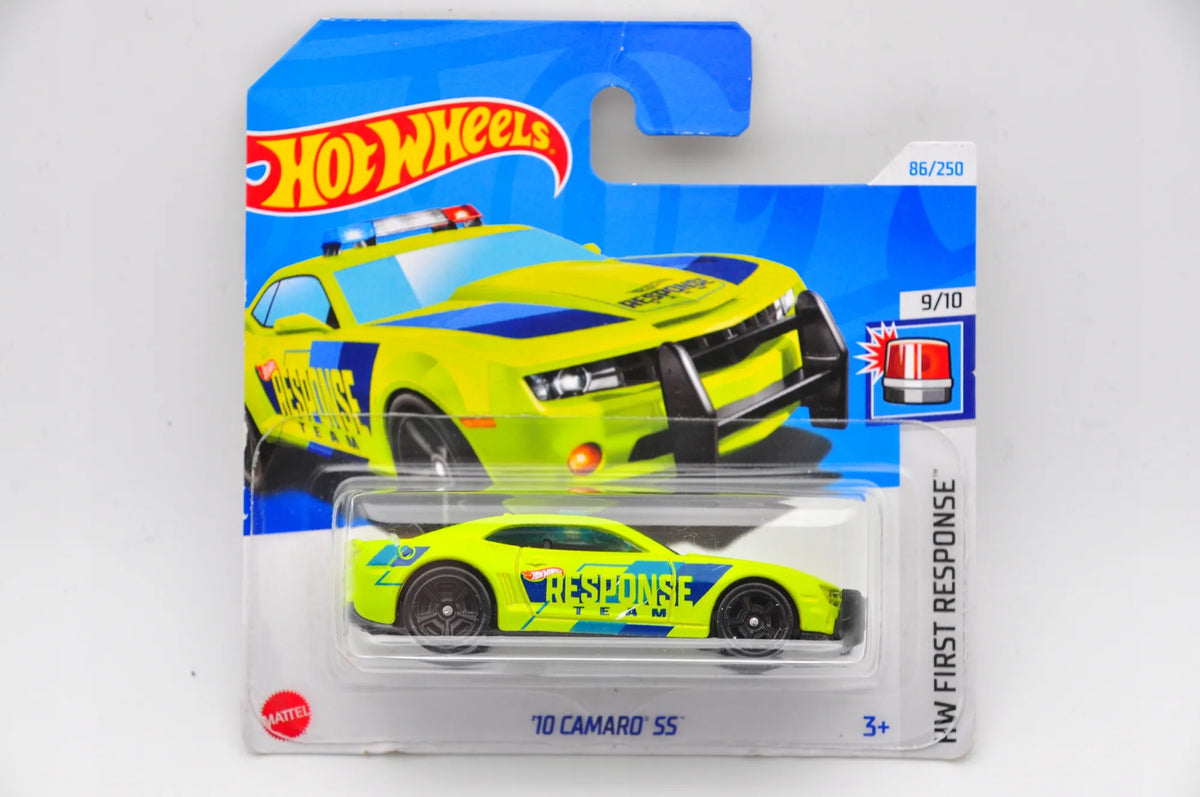 CAMARO SS HW FIRST RESPONSE Hot Wheels 2024 Limonkowy 1:64 – zdjęcie 9