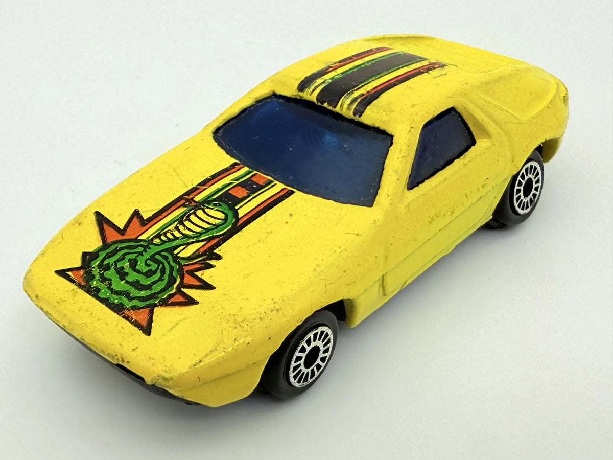 Porsche 928 Sport Grand Tour, Resoraki, Die cast 1:64, żółty – zdjęcie 8