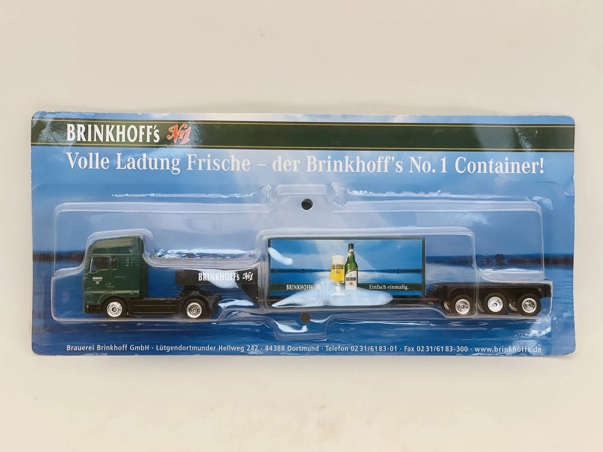 MAN TRUCK Grell 1:87 Ciężarówka Promocyjna BRINKHOFF's No1 Blister Zielony – zdjęcie 6