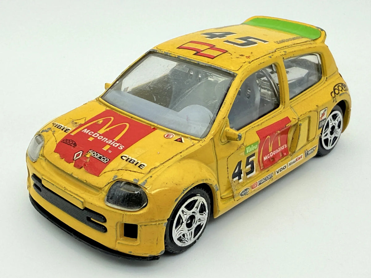Renault Clio Trophy Bburago Żółty 1:43 Made in Włochy – zdjęcie 9