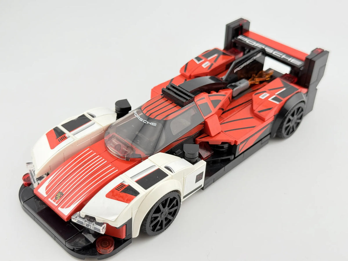 PORSCHE 963, LEGO Speed Champions 76916, Resoraki, Czerw-Biało-Czarny, 1:32 – zdjęcie 8
