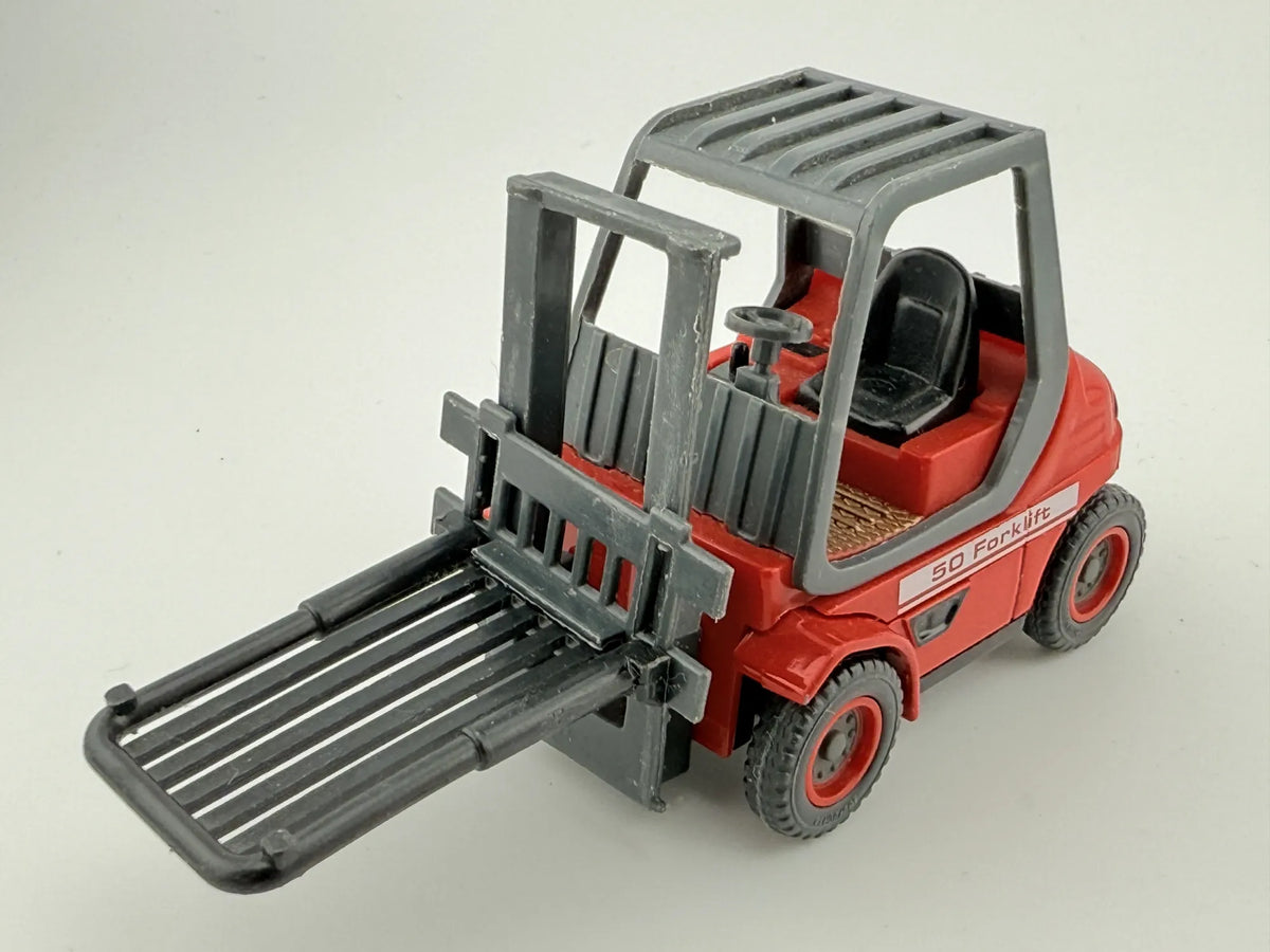 WÓZEK WIDŁOWY 50 FORKLIFT, Teama, Die cast, Czerwony, 1:32, Resoraki – zdjęcie 9