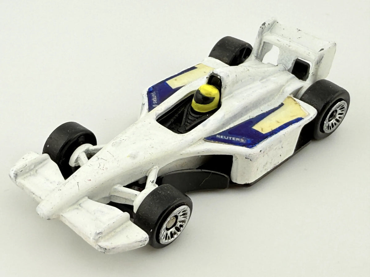 FORMUŁA 1, Hot Wheels 2001 McDonald's, Made in Vietnam, Biały, TKK, 1:64 – zdjęcie 8