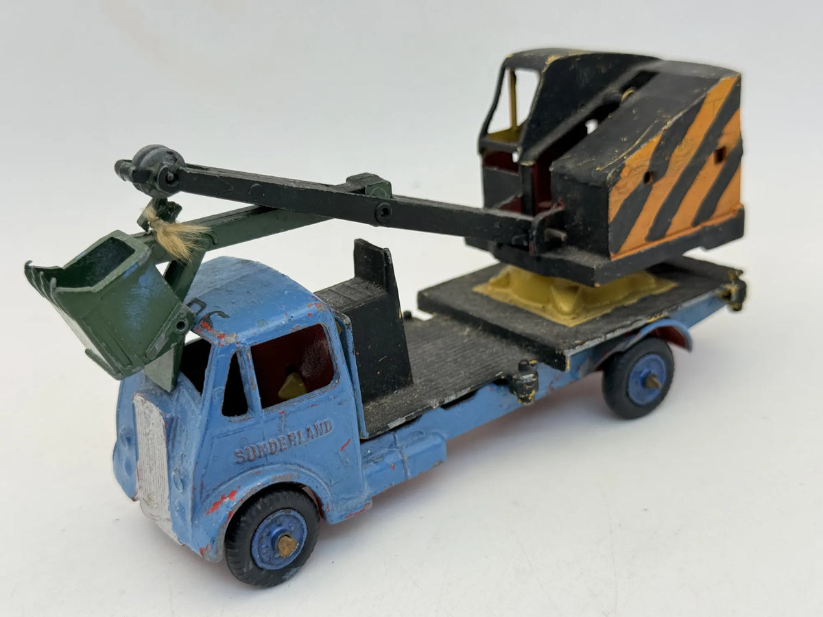 Ciężarówka Z Koparką Qualitoys Benbros 1940's 1:50 Made in England – zdjęcie 8