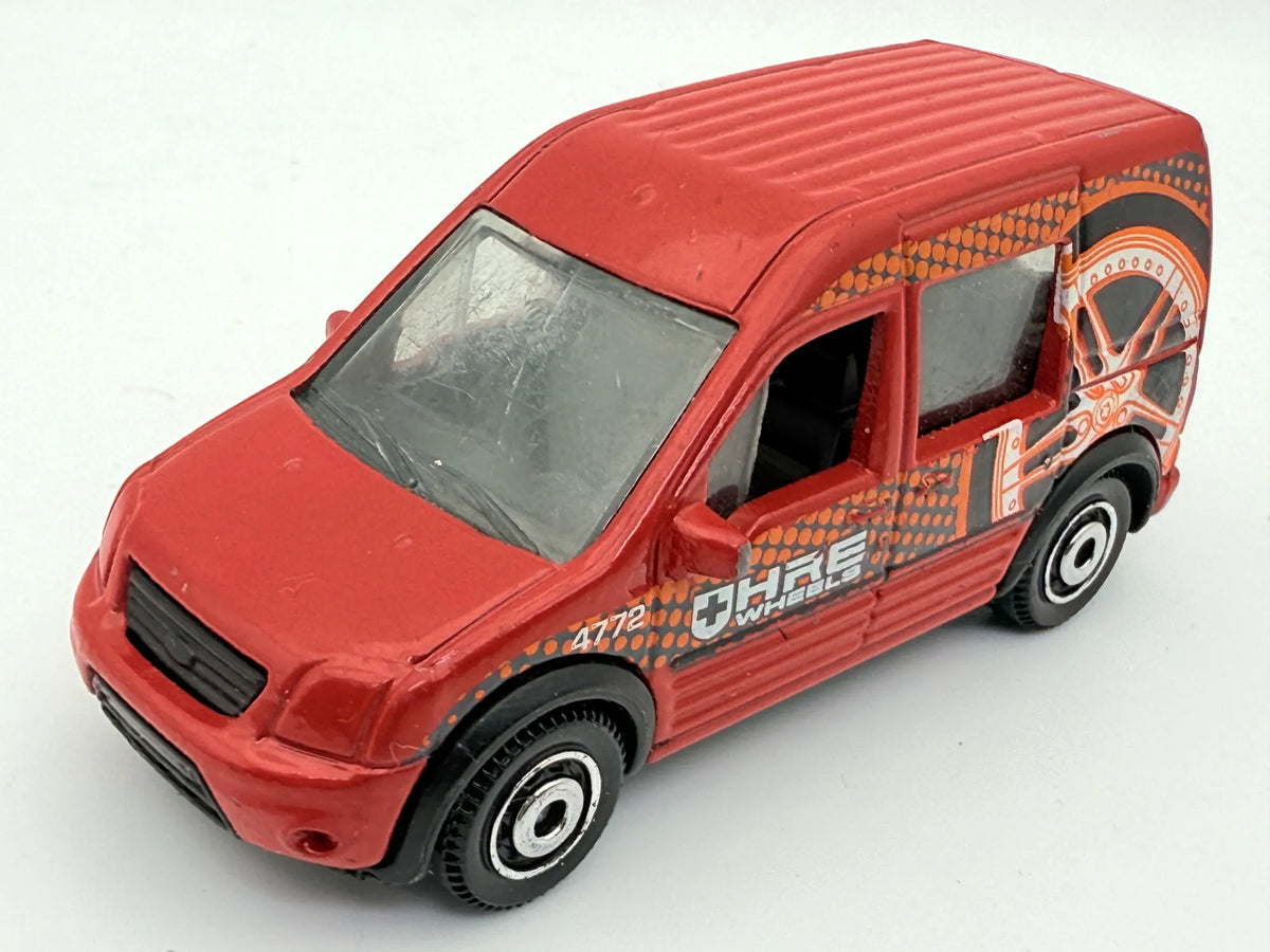 Ford Transit Connect 2010, Matchbox, Resoraki, die cast, 1:64, czerwony – zdjęcie 8