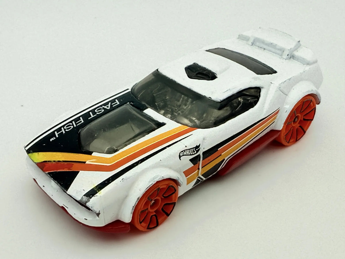 Fast Fish Hot Wheels Biały 1:64 – zdjęcie 8