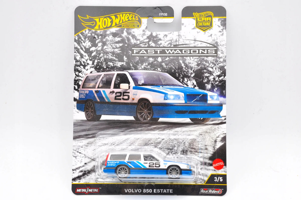 Volvo 850 Estate Hot Wheels 2024 Niebieski 1:64 – zdjęcie 9