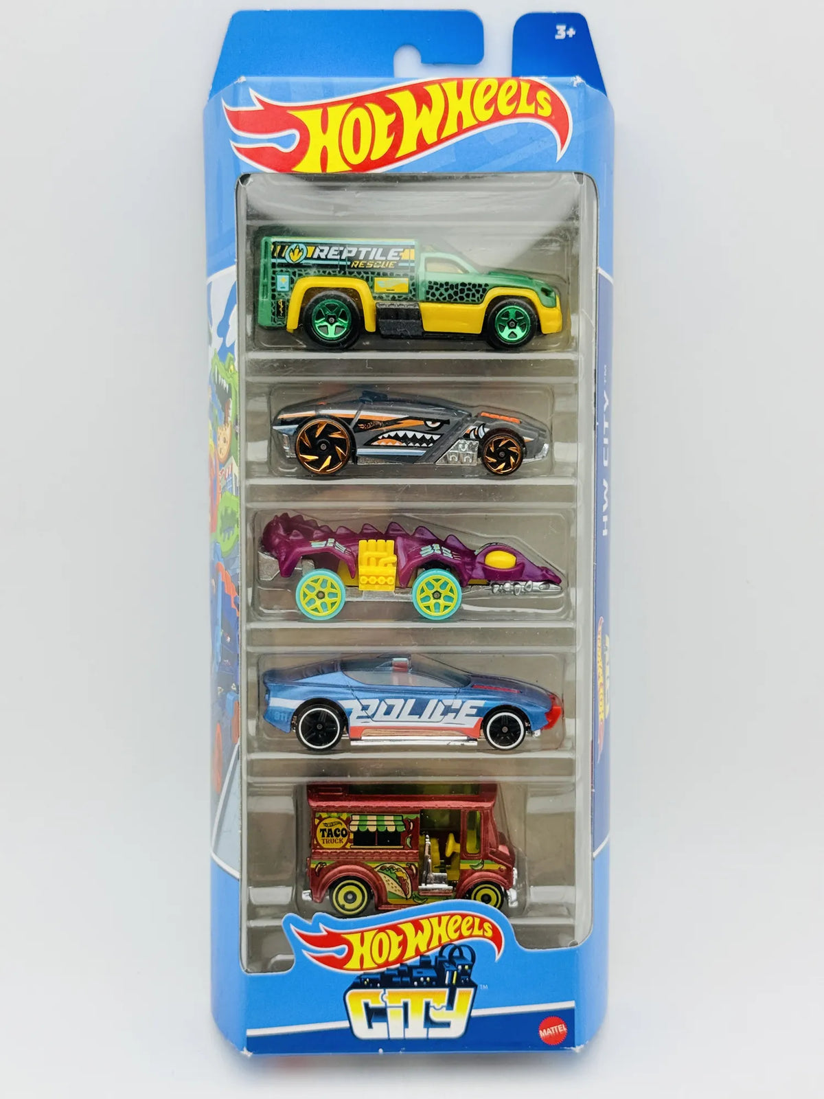 5 Pack HW CITY Hot Wheels 2023 HW CITY 1:64 POLICE Blister – zdjęcie 7