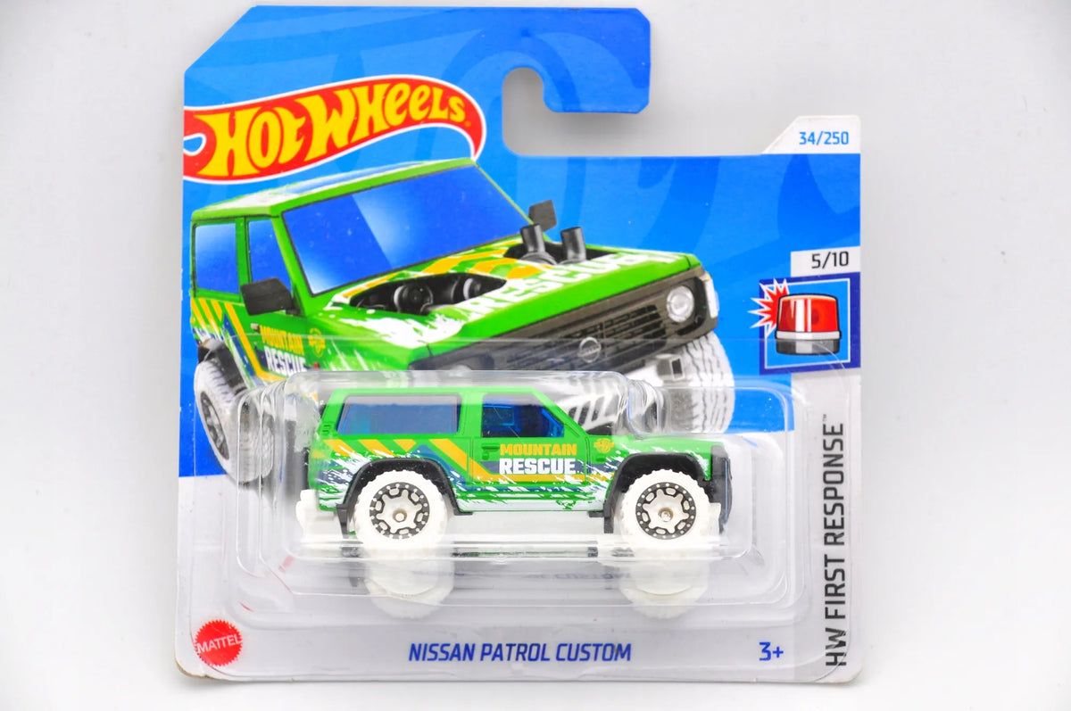 NISSAN PATROL CUSTOM Hot Wheels 2024 Die cast HTC89 Zielony, 1:64, Resoraki – zdjęcie 9