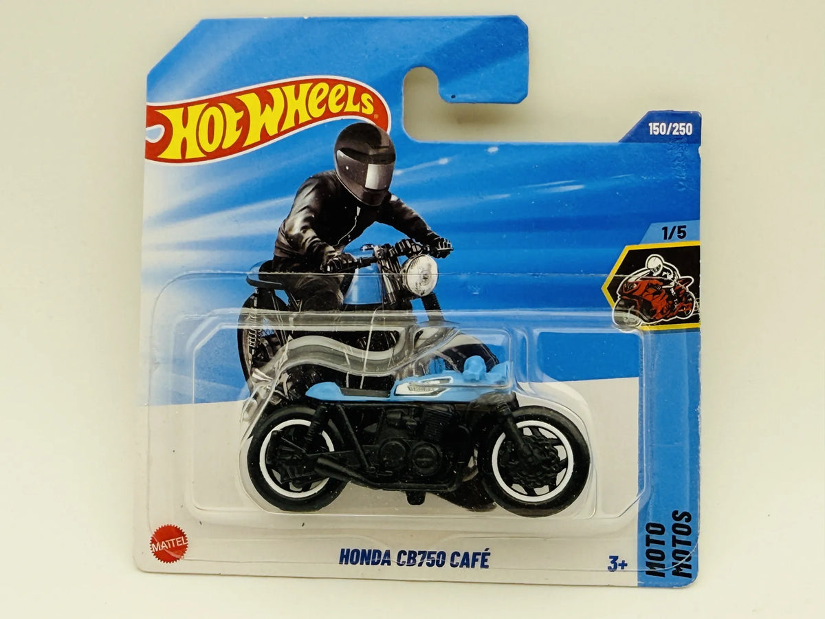 Honda CB750 Café Hot Wheels 2025 Moto Motos 1:64 Motocykl Blister Czarny – zdjęcie 6
